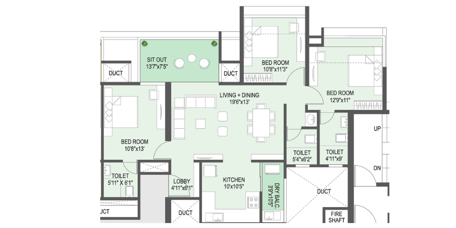 Jubilee Hills (3 & 4 BHK starting from1.65cr*)