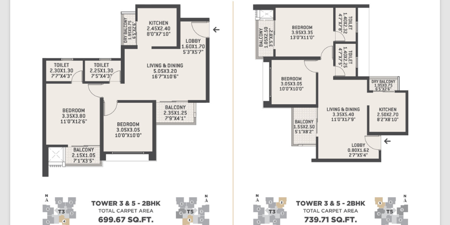 VTP Verve (2 & 3 BHK Starting from 75Lacs all incl)