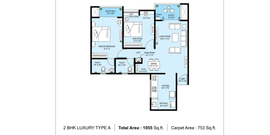 41 Zillenia Phase II (2 & 3 BHK Starting from 64 lacs all incl)