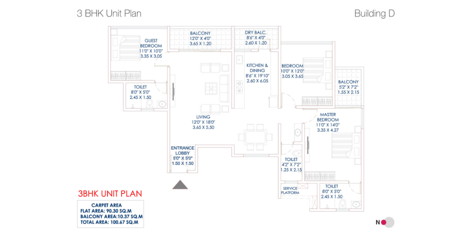 Codename Horizon (2, 3 & 4 BHK starting from 92 Lacs all incl)